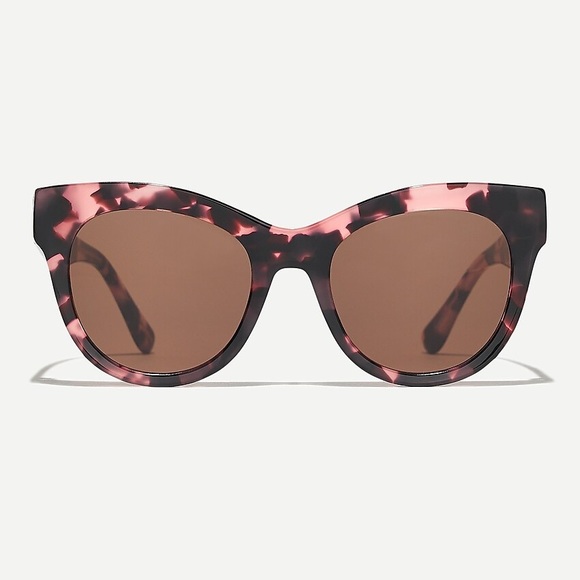 J. Crew Accessories - J. Crew Oversized Cat Eye Sunglasses Pink Tortoise